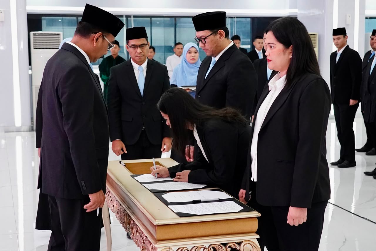 1.361 Pejabat ATR/BPN Dilantik, Sekjen Minta Jadi Penggerak Perubahan