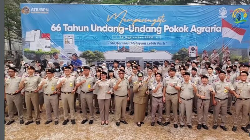 HANTARU 2026, BPN Kalteng Perkuat Komitmen Pelayanan Pertanahan
