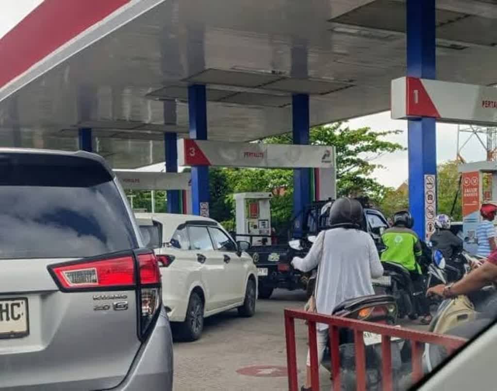Pasokan BBM Palangka Raya Aman, Antrean di SPBU Berangsur Normal