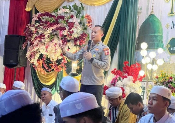 Semangat Maulid Nabi, Satgas Karhutla Lemdiklat Polri Ajak Masyarakat Peduli Lingkungan