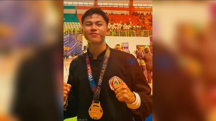 Pesilat Muda Kalteng Nevan Leandro Abdillah Raih Emas di Kejuaraan Internasional