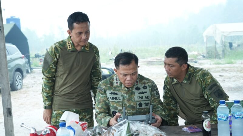 Pangdam XXII/TB Gunakan Drone Termal Deteksi Bara Tersembunyi di Lokasi Karhutla