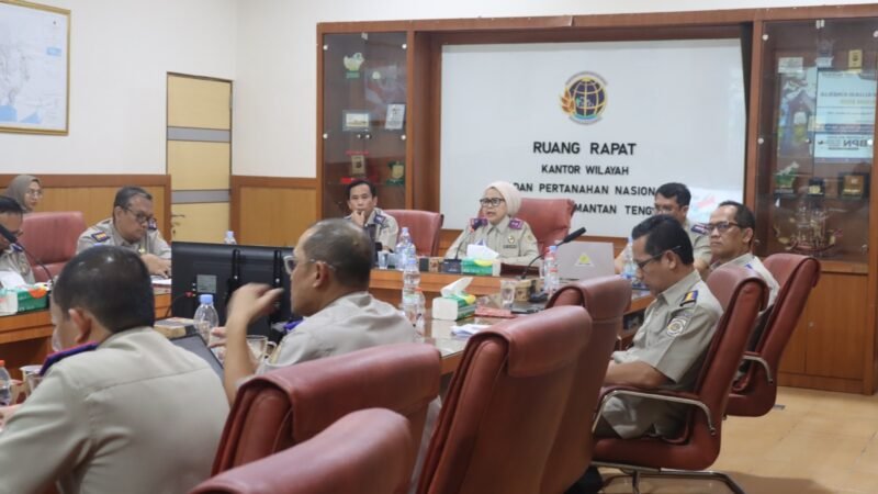 BPN Kalteng Perkuat Layanan Pertanahan, Dorong Penyelesaian Tunggakan PTSL 2017﻿