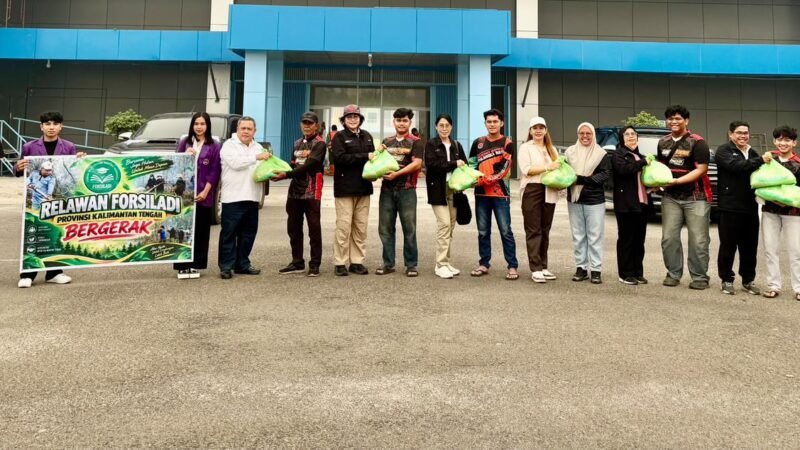 Dari Posko Pemadam ke Pusat Rehabilitasi, Forsiladi Kalteng Salurkan Bantuan