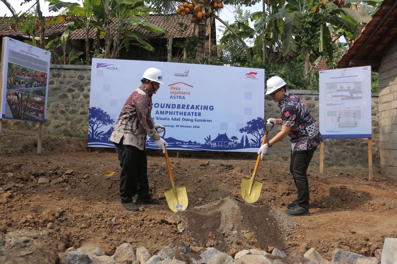 Astra Bangun Amphitheater untuk Wisata Budaya Osing