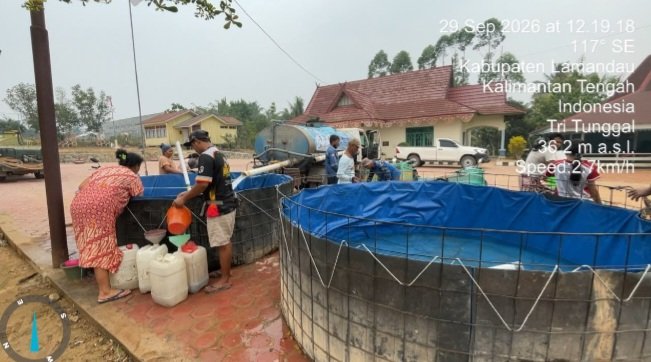 Pemprov Kalteng Salurkan 5,1 Juta Liter Air Bersih, Terbanyak di Kotim
