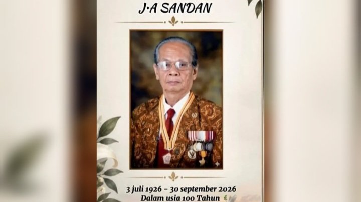 Tokoh Musisi dan Penggagas Pesparawi Kalteng J.A Sandan Berpulang di Usia 100 Tahun