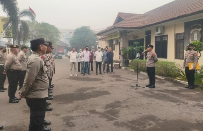 Pimpin Apel di Mako, Kapolsek Pahandut Tekankan Pertahankan yang Sudah Baik
