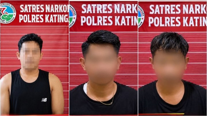 Polres Katingan Ringkus 3 Pria & 50,71 gram Sabu di Kasongan Lama & Hampalit