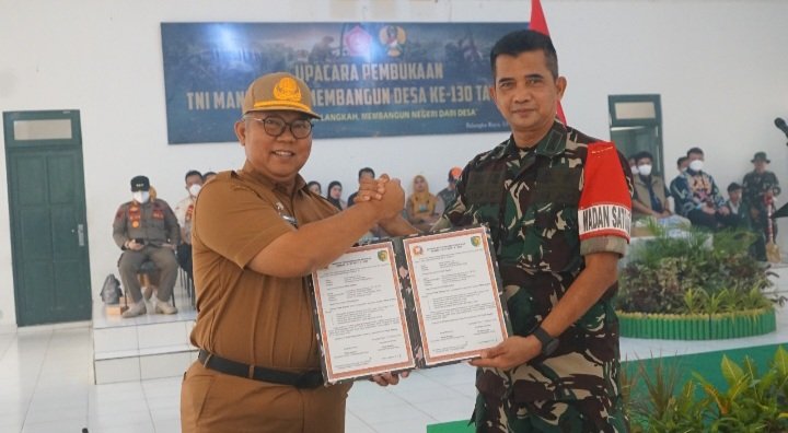 TMMD ke-130 Wilayah Kodim 1016/Plk Resmi Dibuka