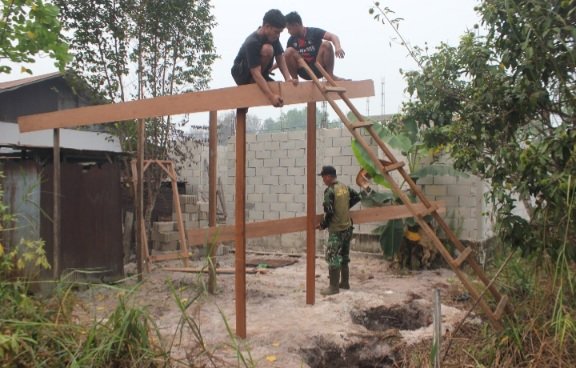 Wujudkan Sanitasi Layak, Pembangunan MCK Sasaran Fisik TMMD Mulai Dikerjakan