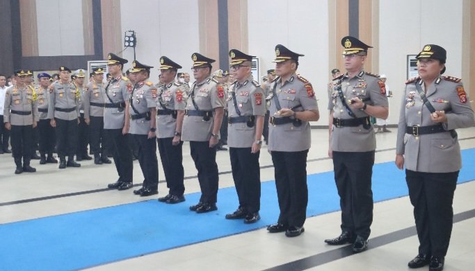 Kapolda Kalteng Pimpin Sertijab Wakapolda, 2 PJU & Kapolres Seruyan