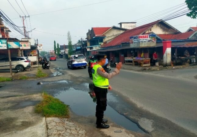 Program Prioritas Kapolri, Polresta Turunkan 67 Personel di 5 Zona Rawan Macet
