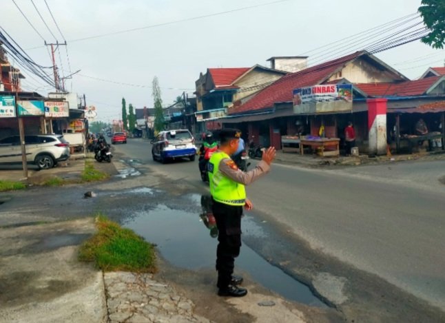 Program Prioritas Kapolri, Polresta Turunkan 67 Personel di 5 Zona Rawan Macet