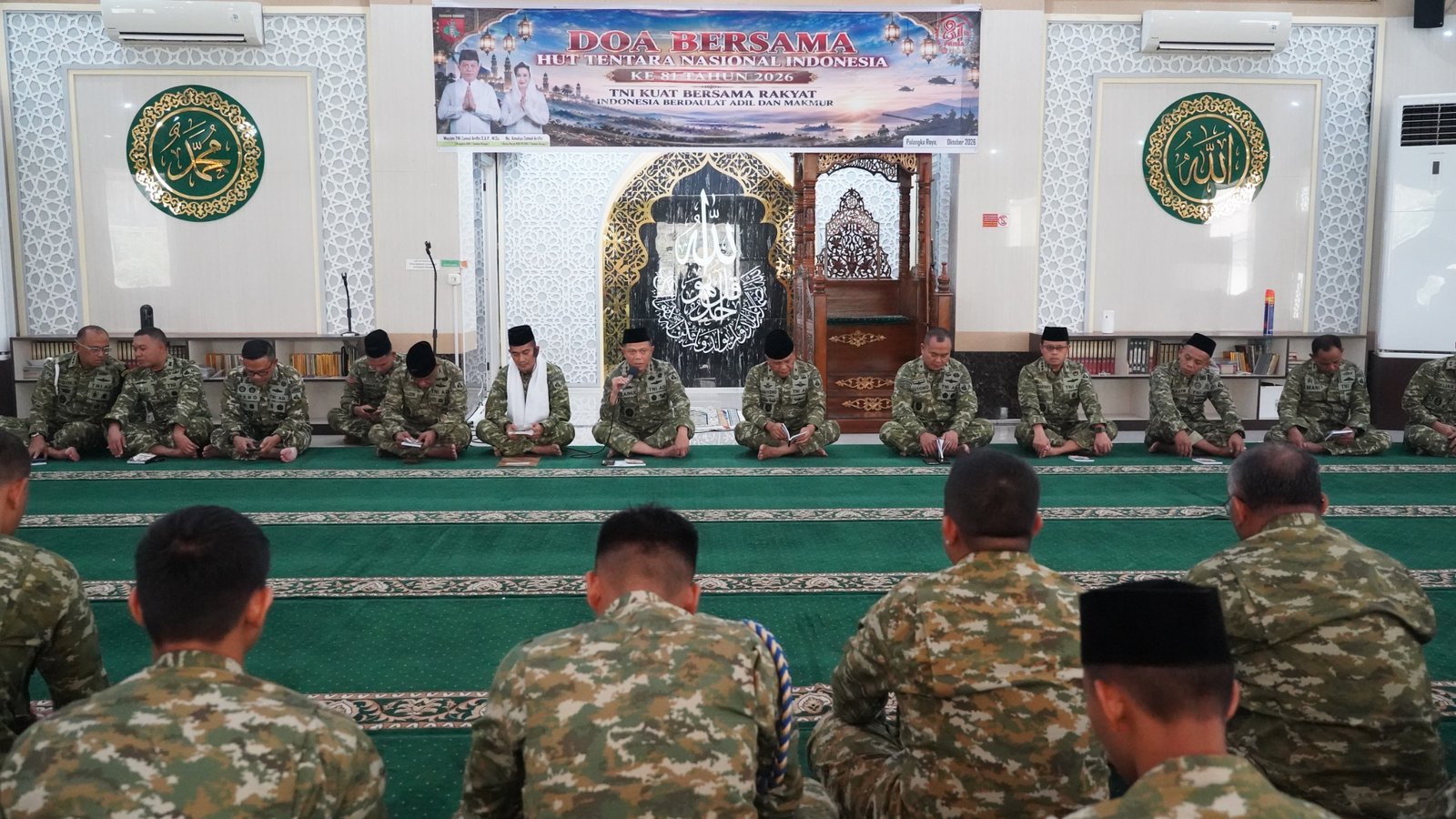 Sambut HUT ke-81 TNI, Kodam XXII/TB Gelar Doa Bersama